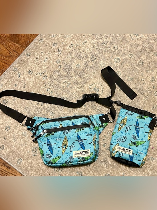 Sipsey Wilder Handbags - Hip pack, Float trip ranger Kayak Print Waist Bag w/ matching bottle holder